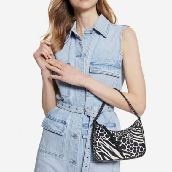 EUC - MICHAEL KORS Jet Set Charm Chain Pouchette Shoulder Bag - Picture 3 of 16